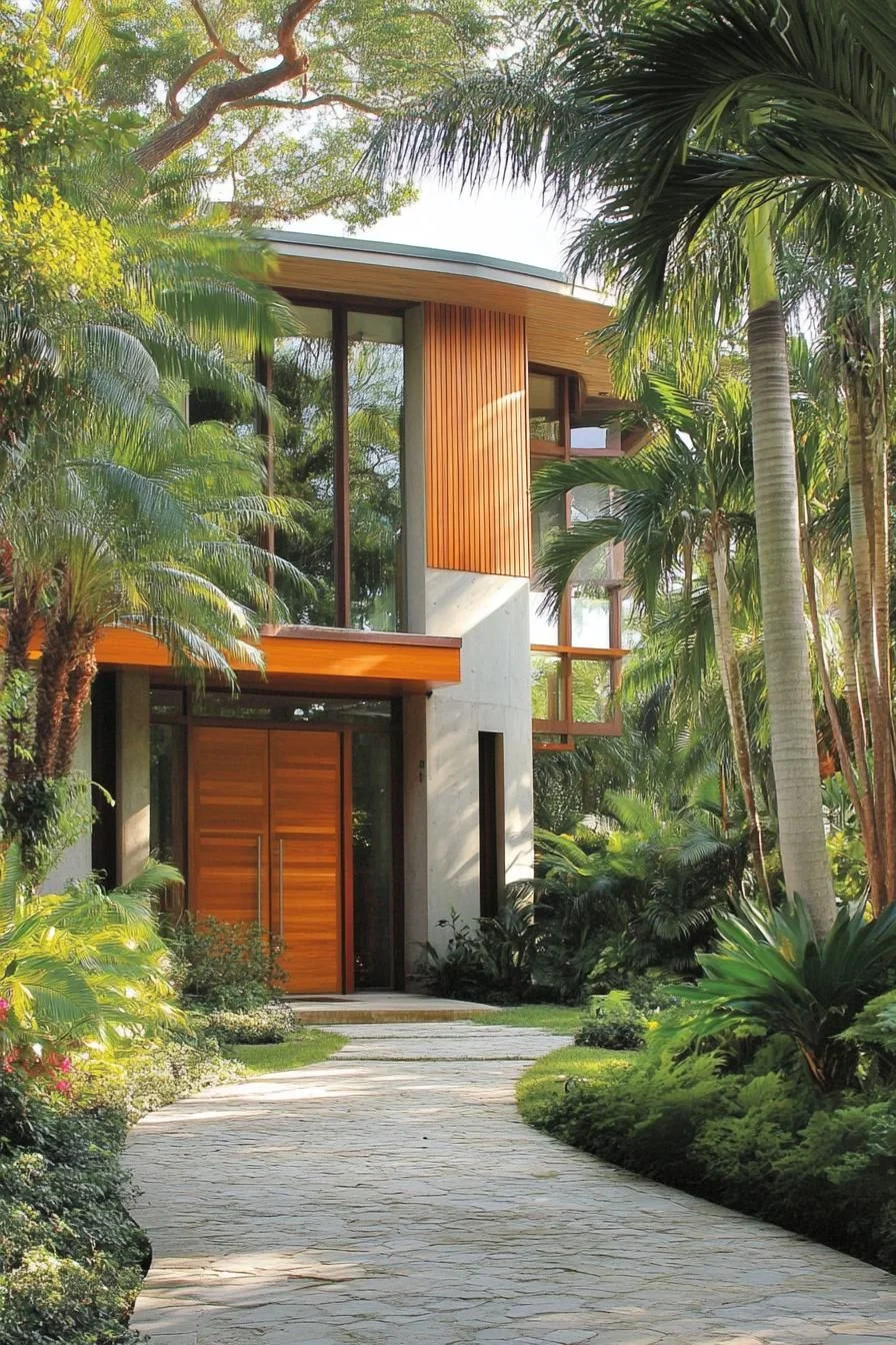 Where Leaves and Tropical Luxury Mingle