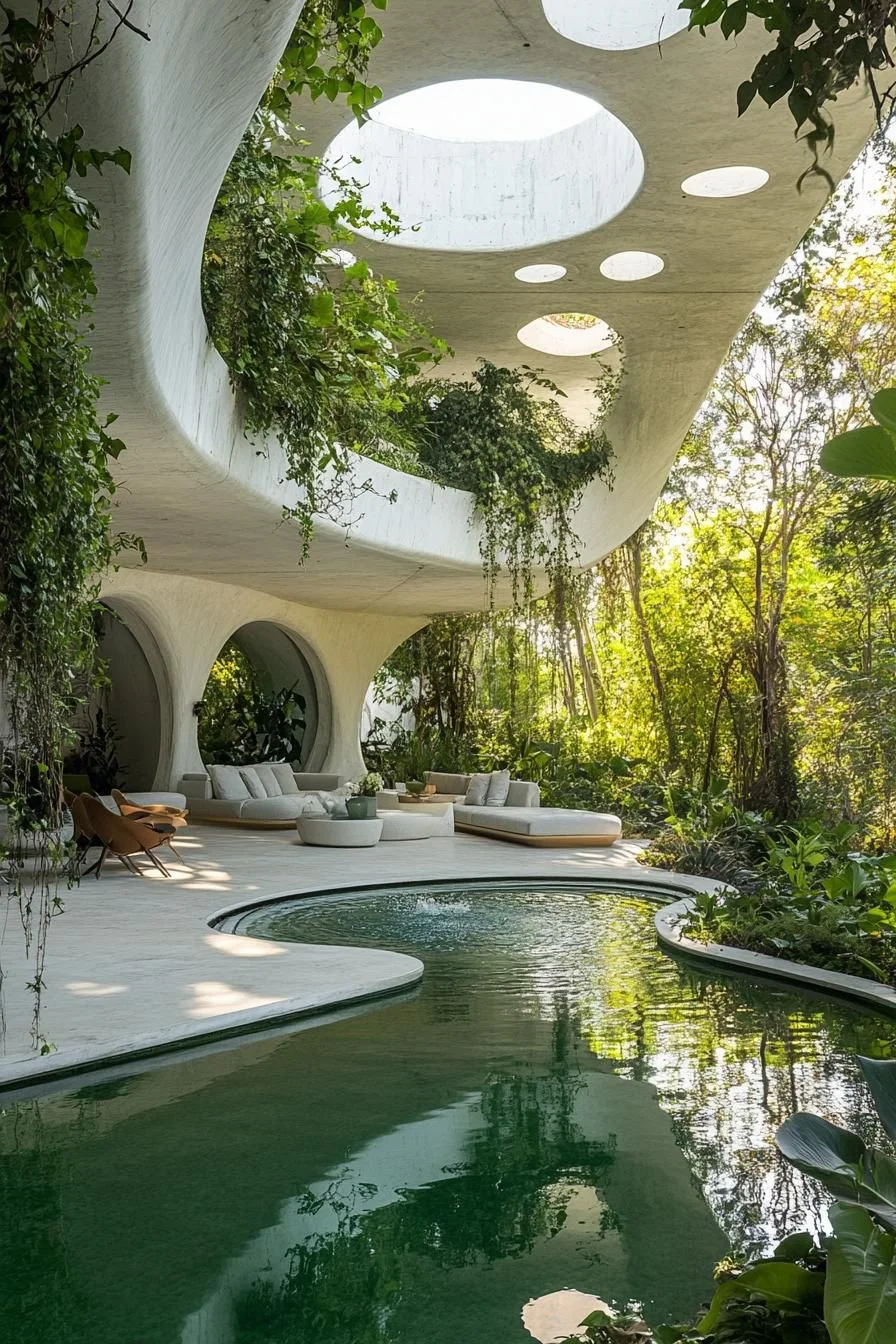Jungle House That Blends Into Nature