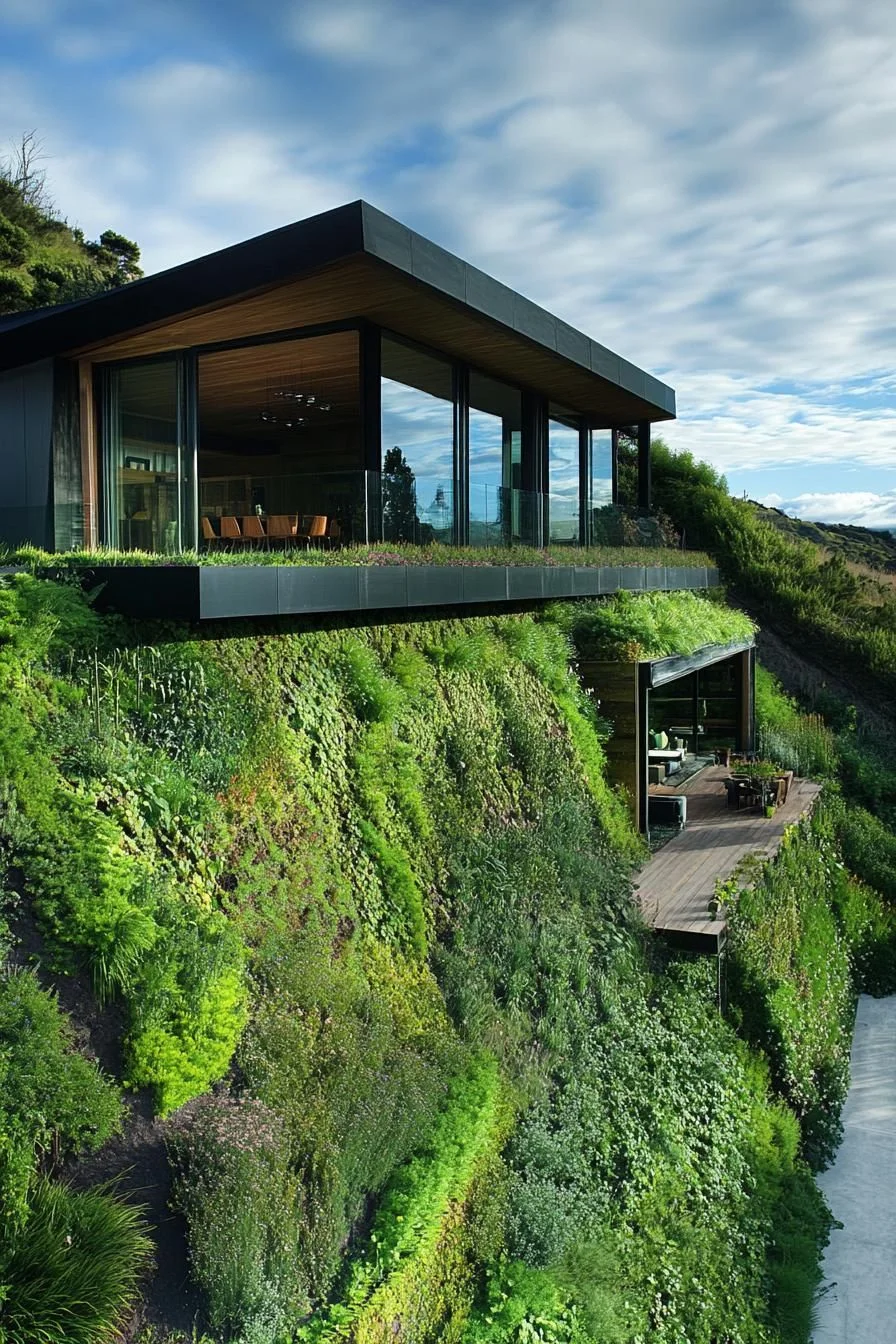 A Cliffside Canopy Where Glass Greets Greenery