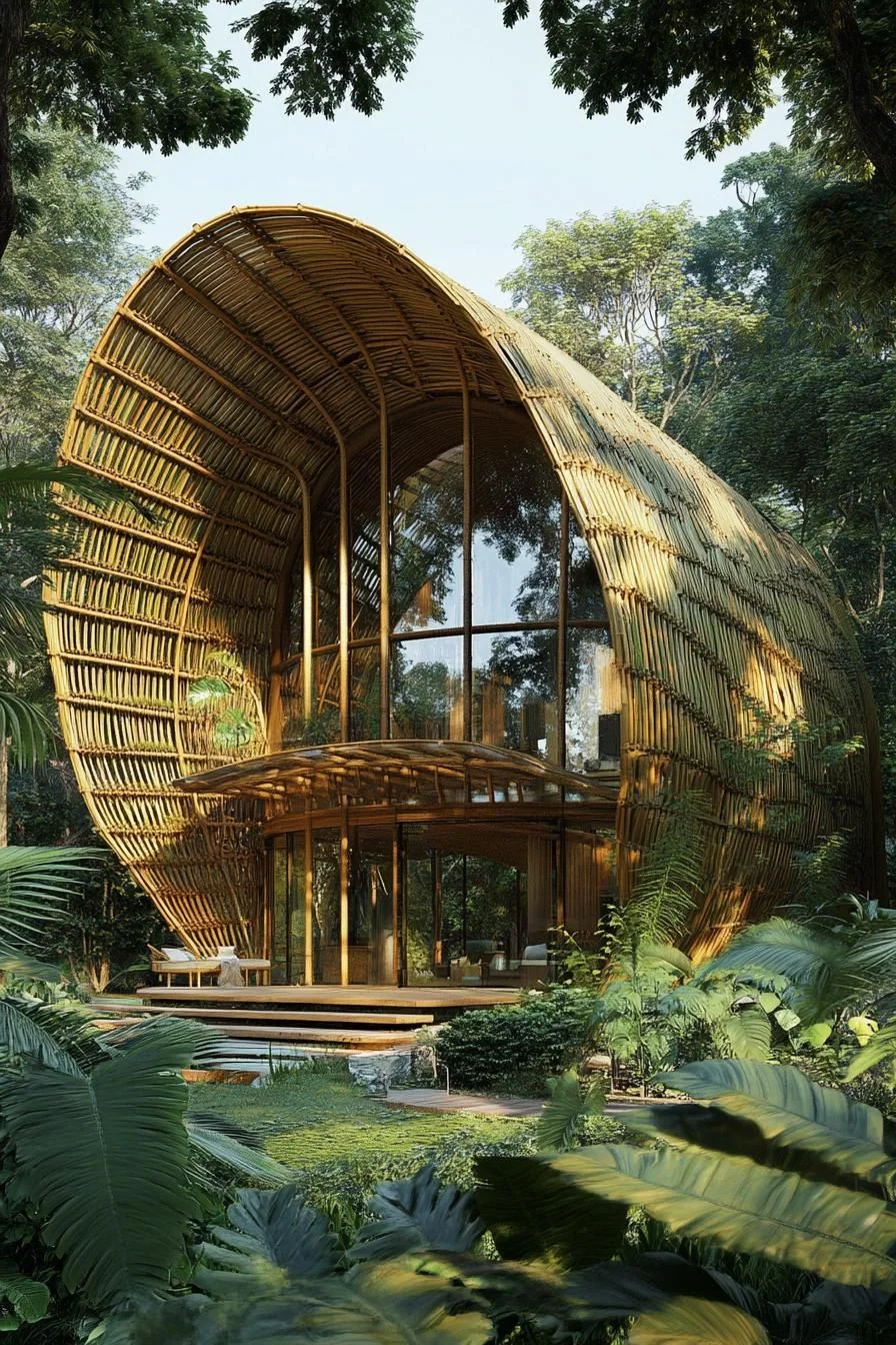 Bamboo Cocoon: Wrapped in Leafy Comfort