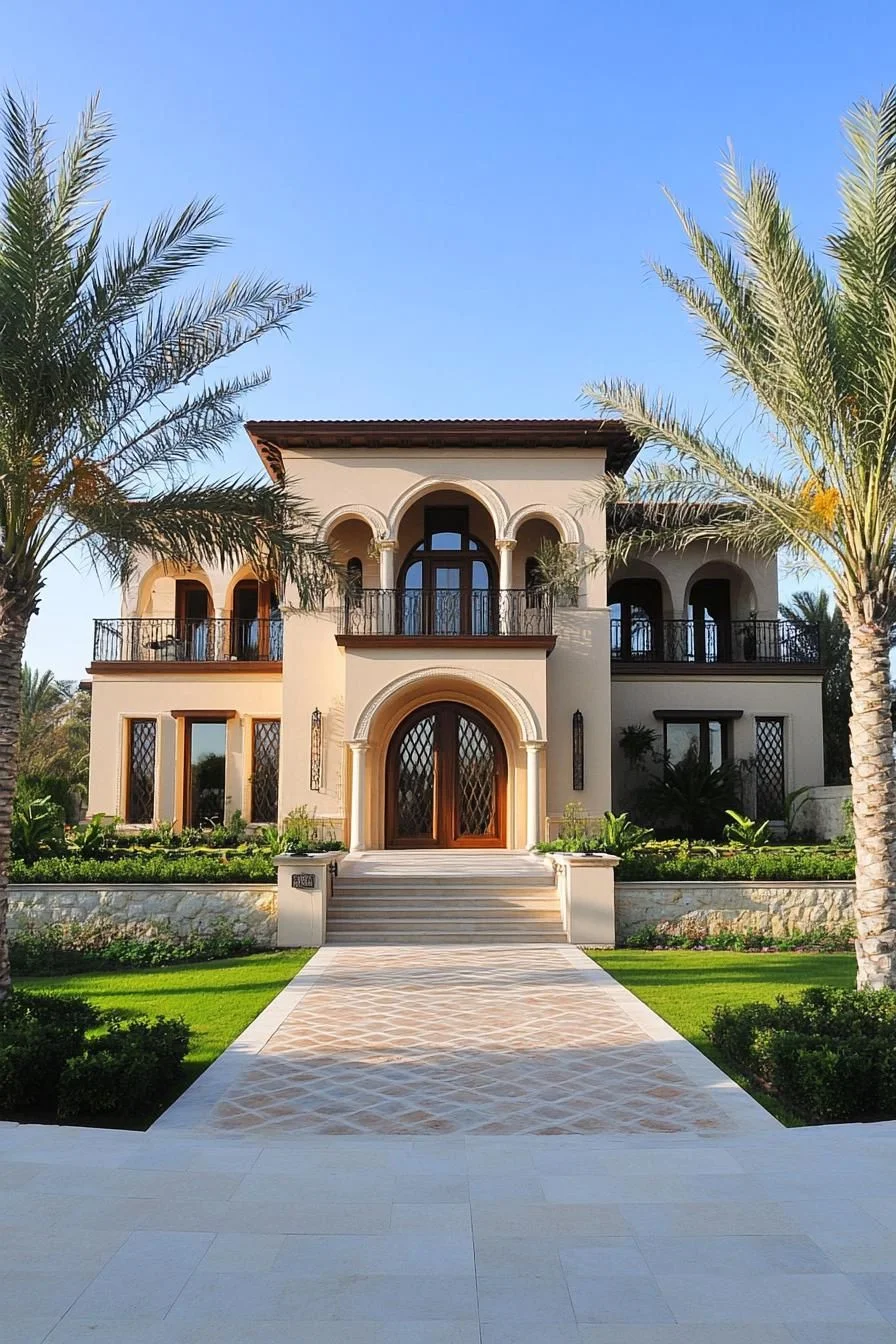 Sunlit Grandeur Through Arched Design