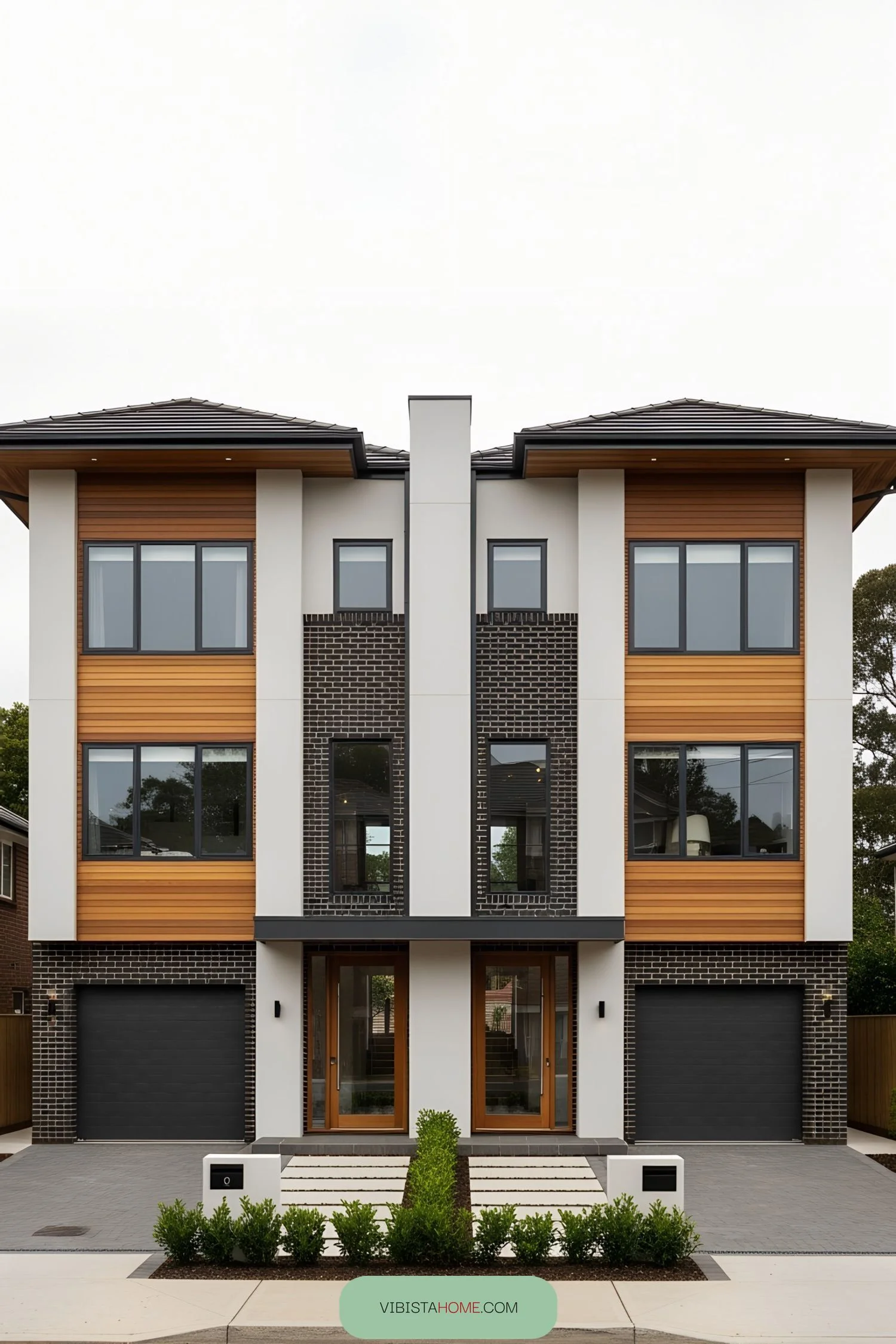 Urban Elegance in a Duplex Facade
