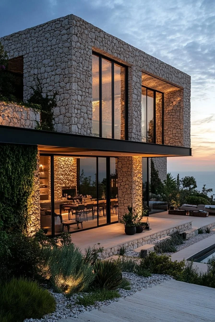 Coastal Retreat Built in Stone