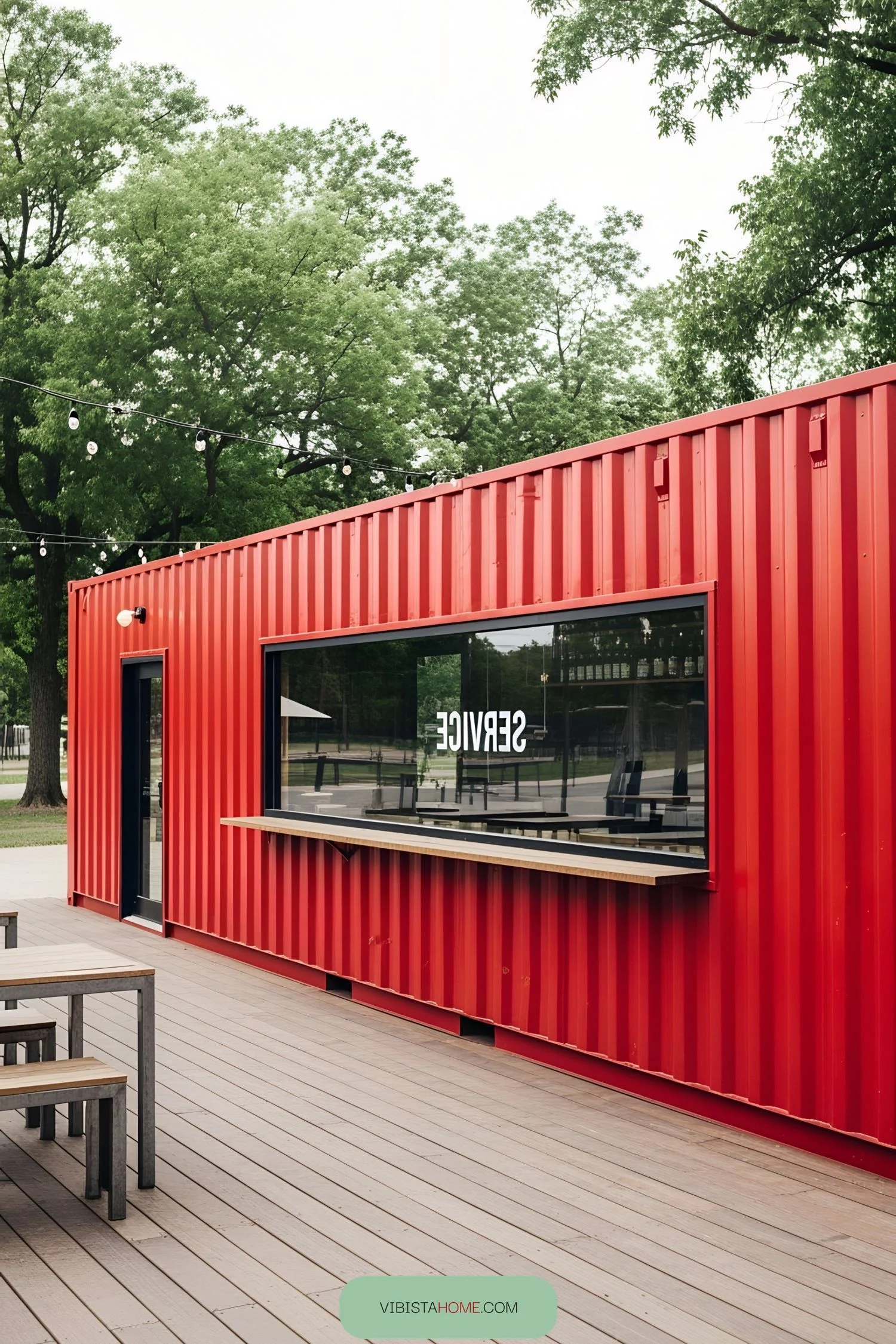 Red Box Container Bar Retreat