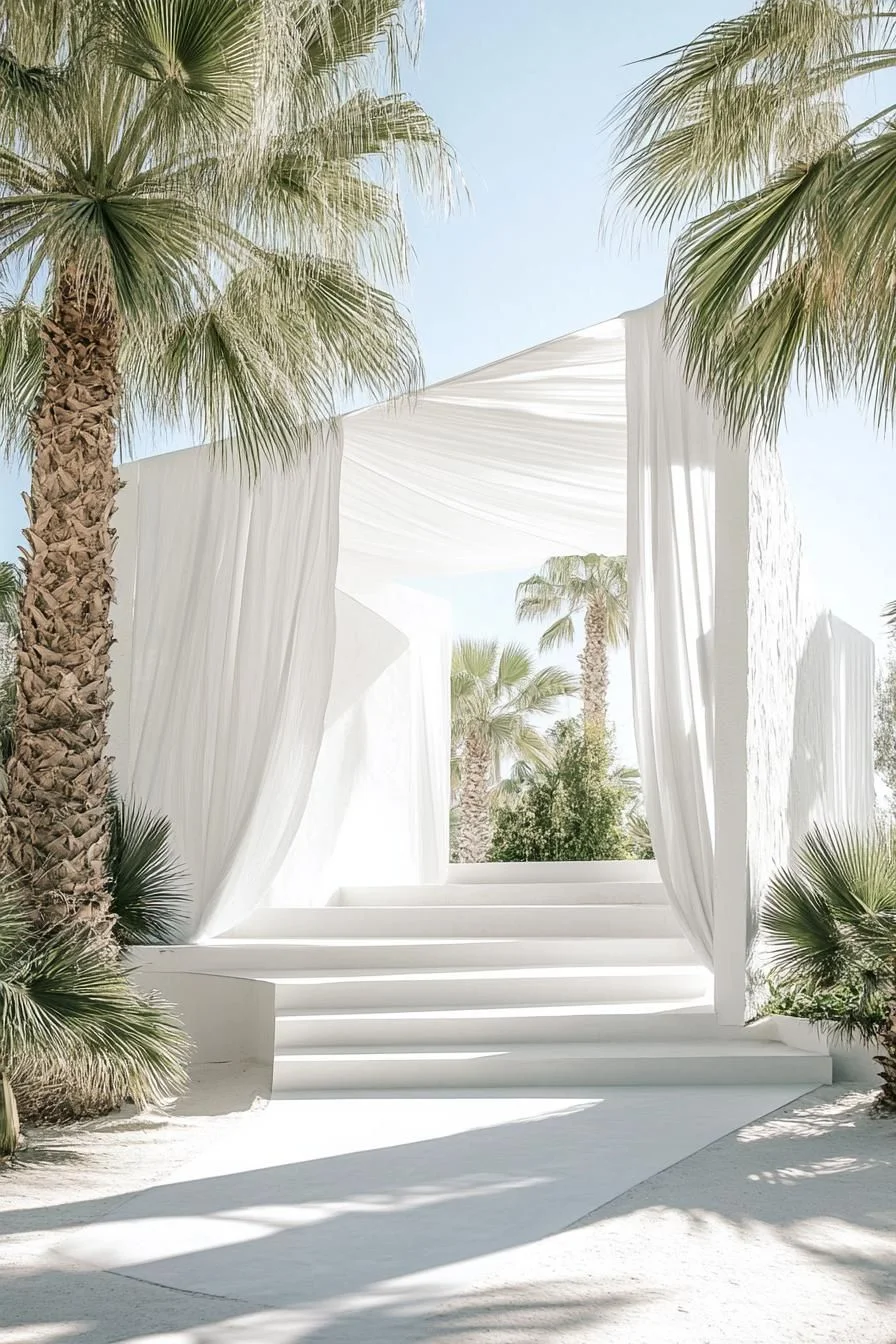 All-White Desert Retreat