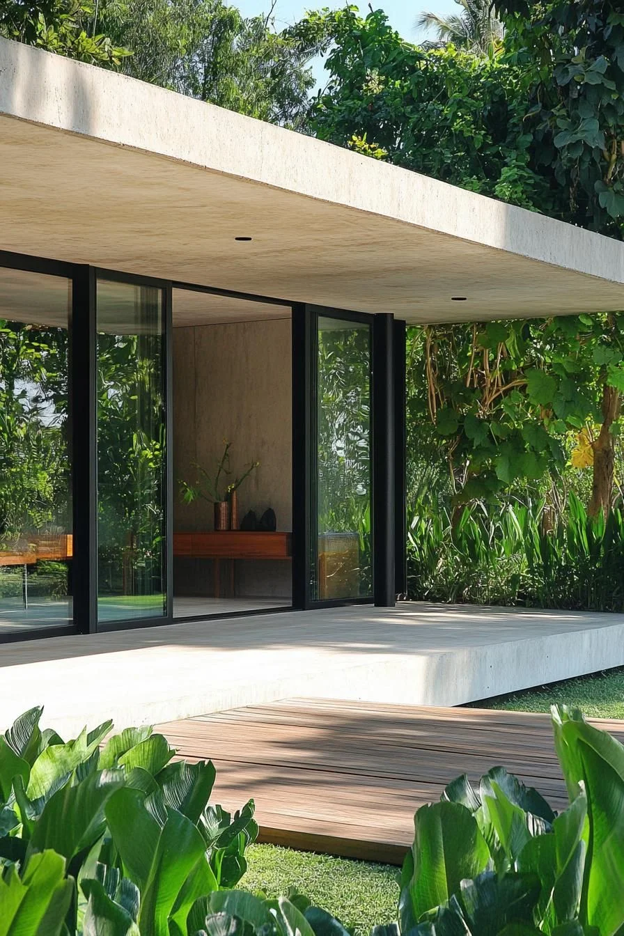 Modern Elegance: Bali's Glass-Walled Haven