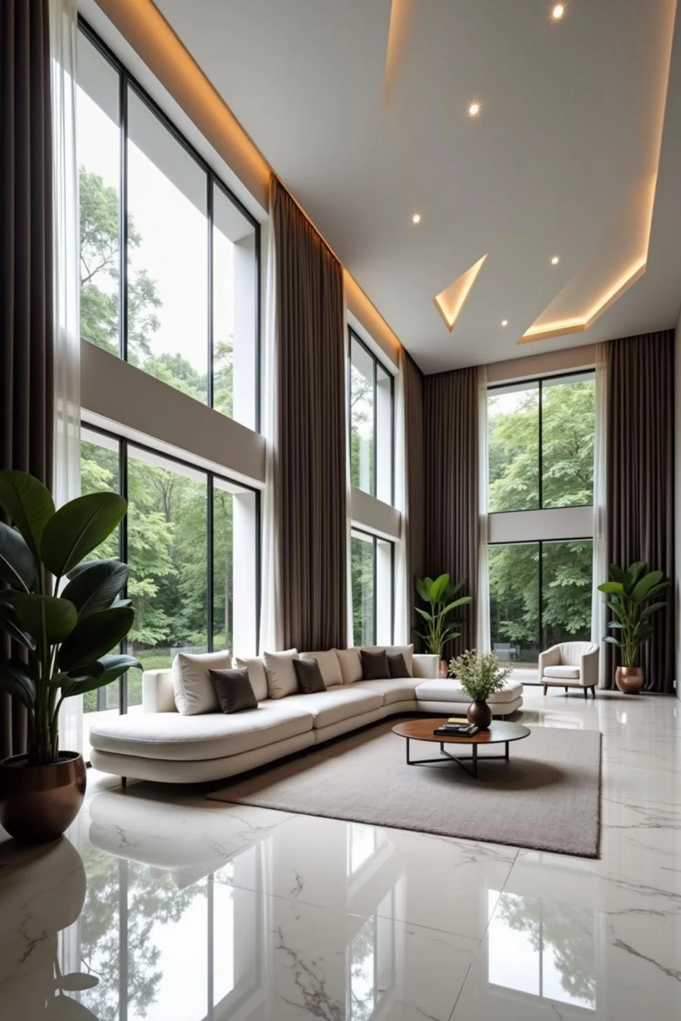 Wide Windows Framing the Outdoors