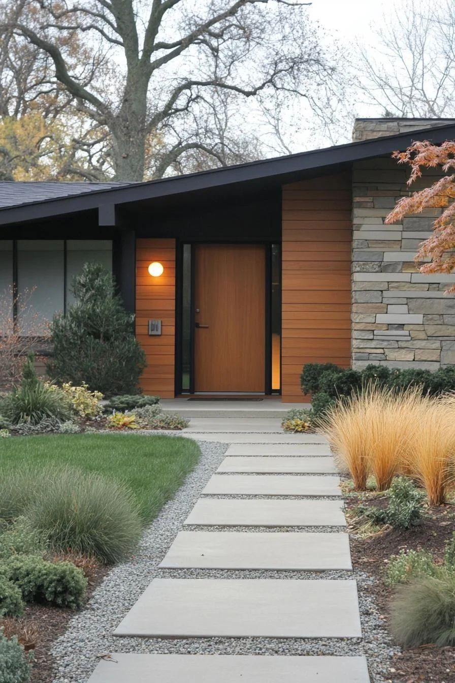 Wood and Stone in Modern Harmony