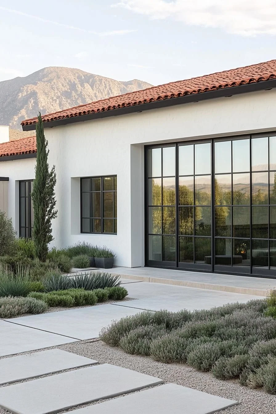 Terracotta Rooflines Surrounded by Greenery