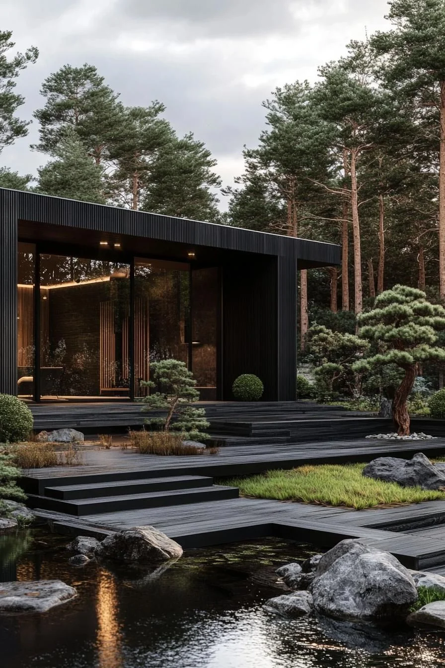 A Forest Retreat With Modern Style
