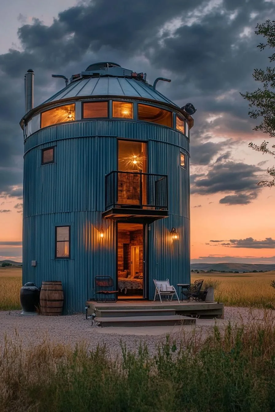 A Charming Sanctuary Shaped Like a Cylinder