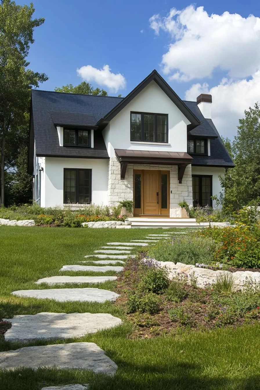 Stone Path Leads to Storybook Cottage