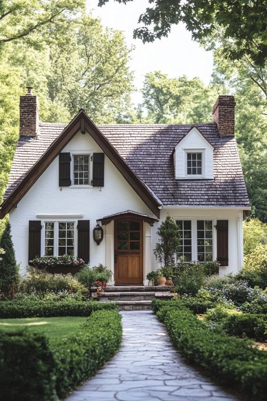 Fairy-Tale Cottage with Leafy Cover