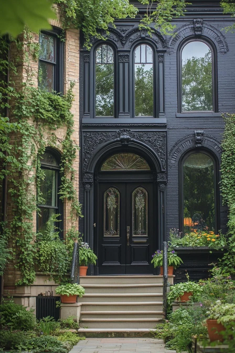 Gothic Style Set Against Urban Greenery