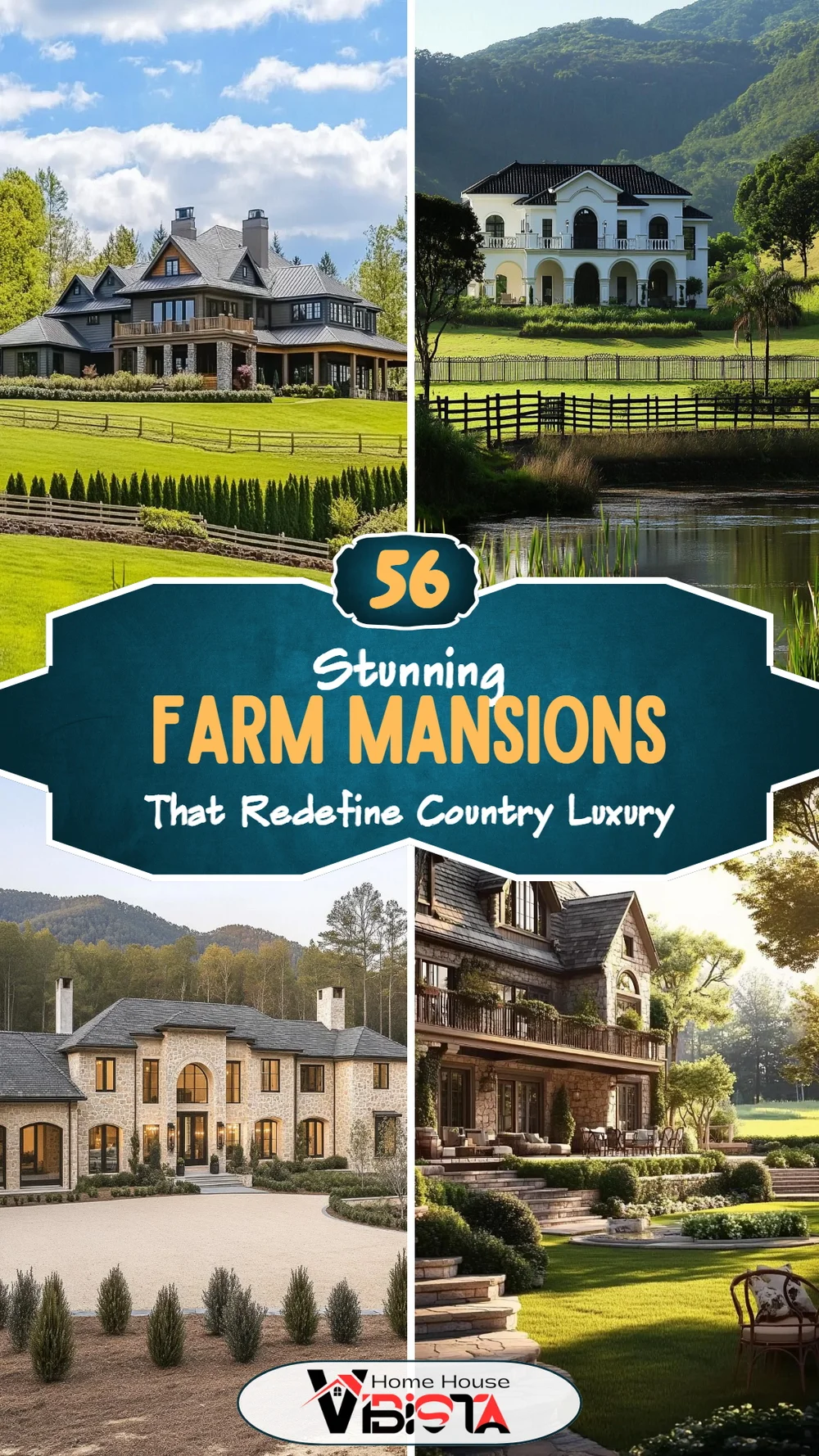 56 Stunning Farm Mansions That Redefine Country Luxury