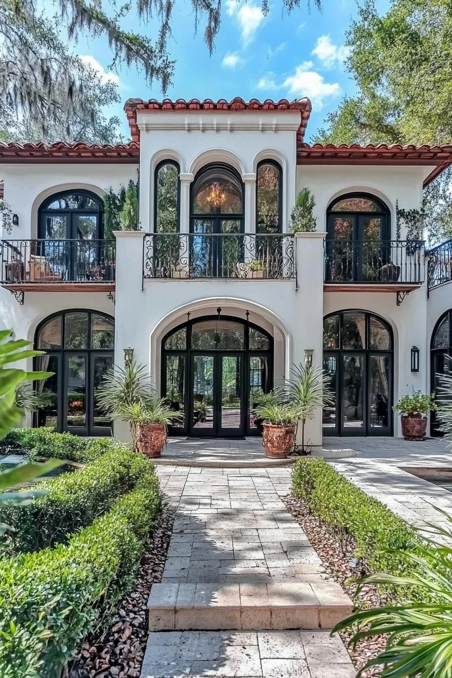 A Mediterranean Home with Arched Charm