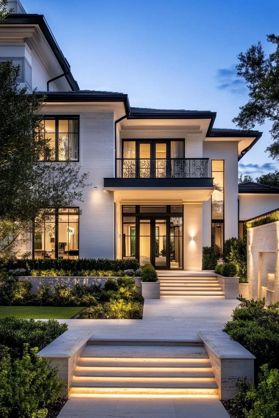 An Elegant Twilight Residence