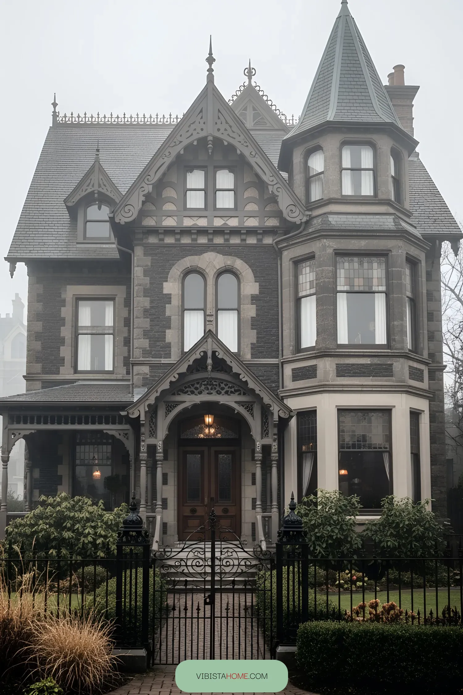 Whispering Gables: A Ghostly Elegant Look