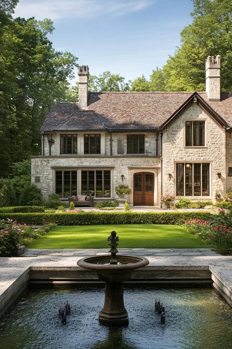 Charming Oasis of Stone and Green