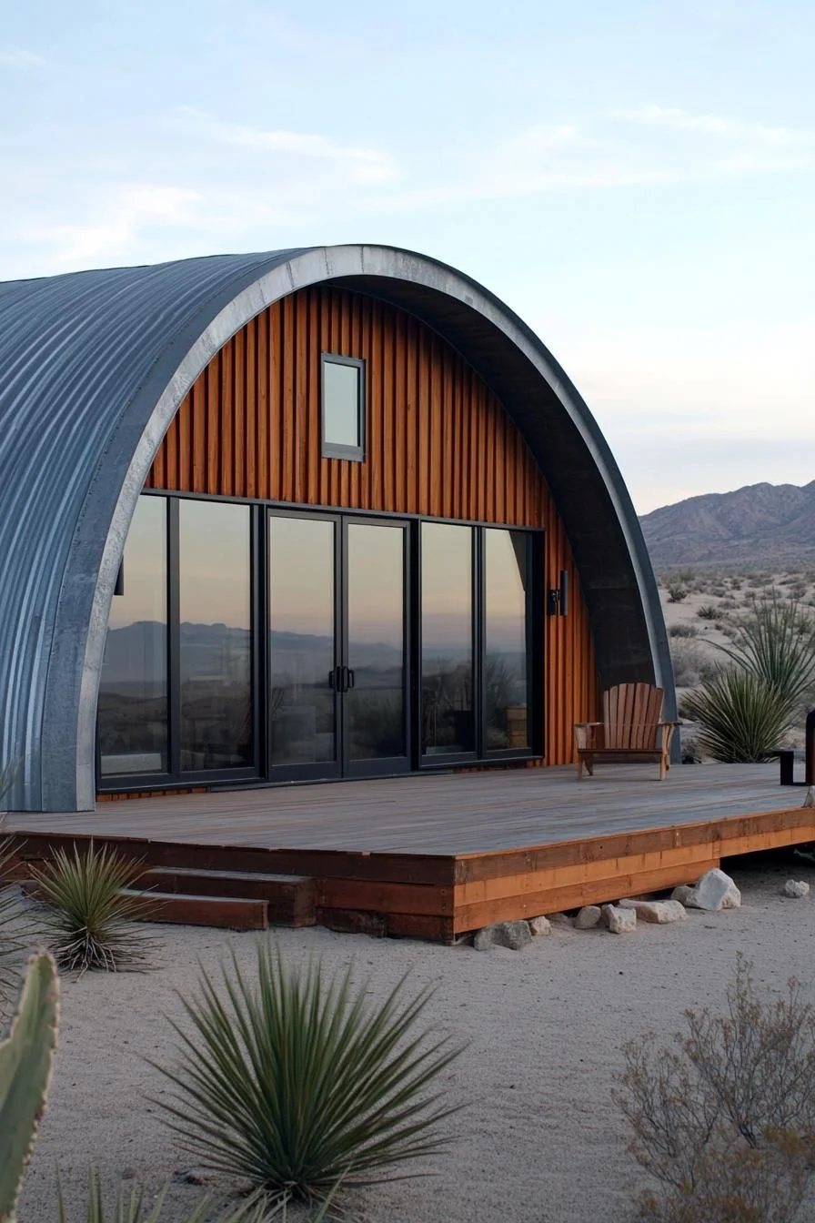 A Quirky Quonset Set on a Desert Stage