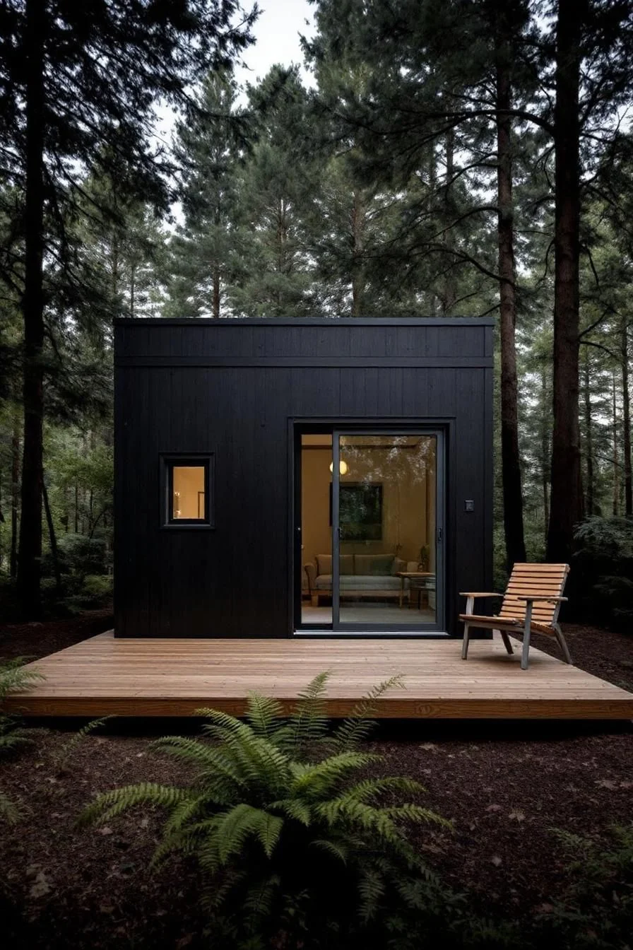 A Black Box Tucked in the Woodland