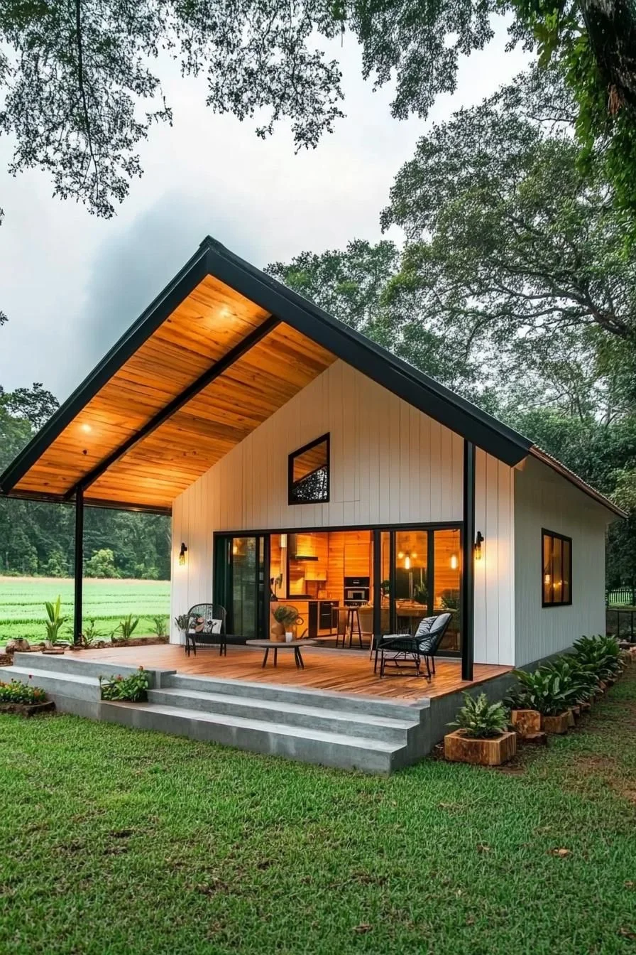 A Modern Cabin Retreat in Steel