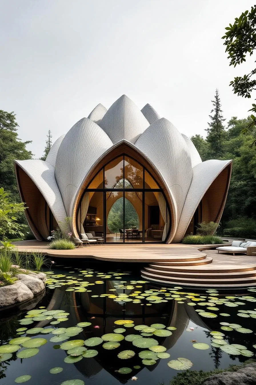 A Blooming Abode: Where Petals Touch the Sky
