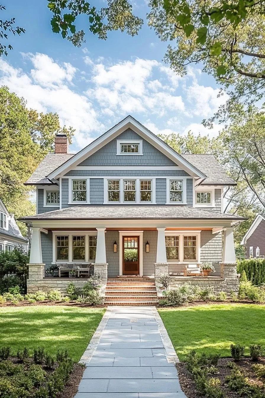 A Gable Home Built for Porch Parties