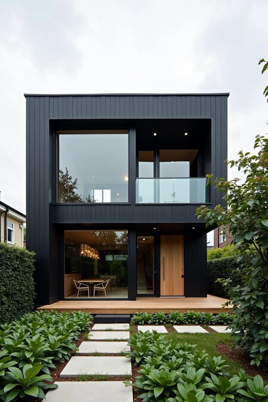 A Boldly Boxed Chic Home