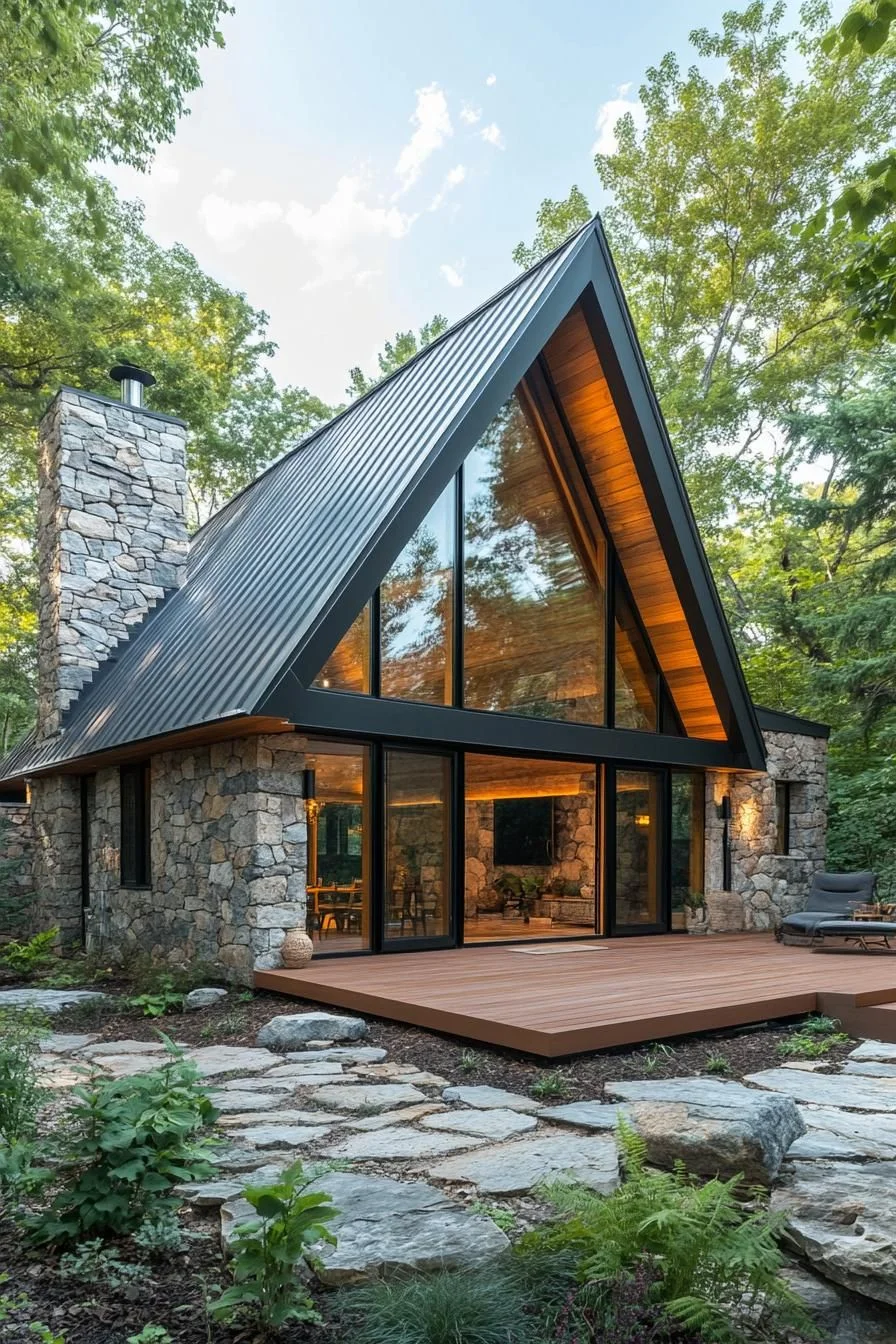 Glass-Fronted Grand Chalet Design