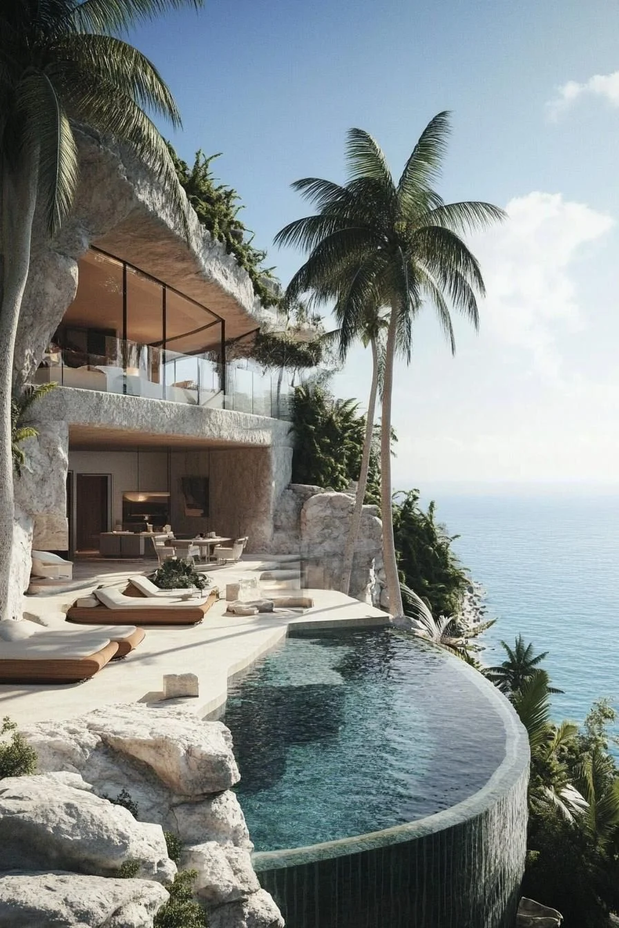 Cliffside Luxury with Ocean Views