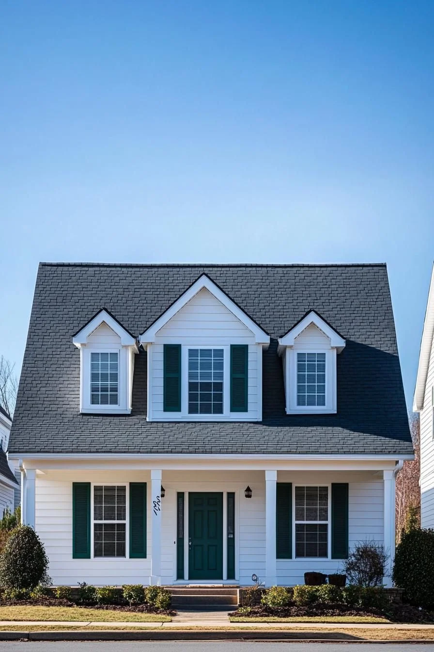 A Cozy Nest with Green Shutters