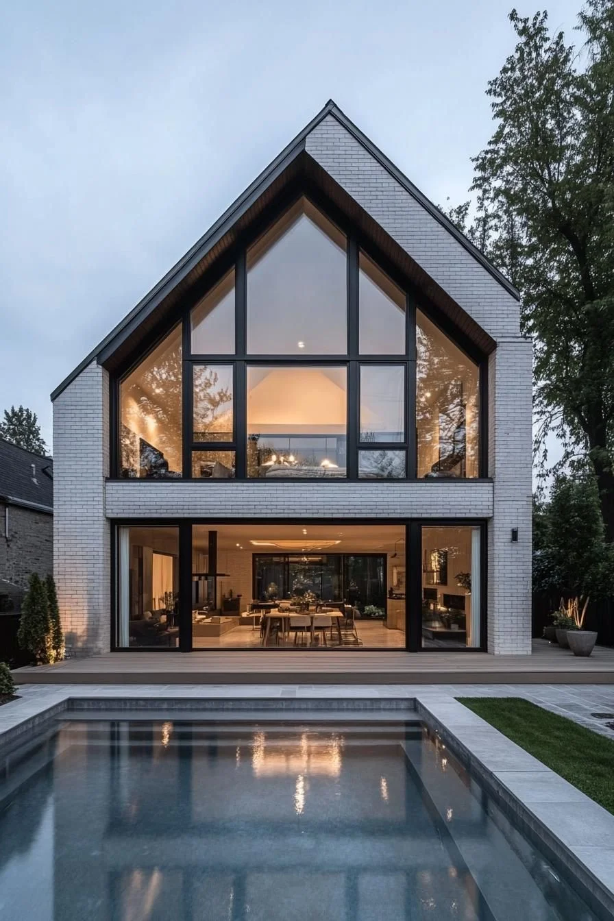 Poolside Gable House With Scenic Views