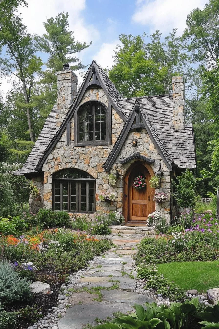 A Charming Cottage With Gnome Details