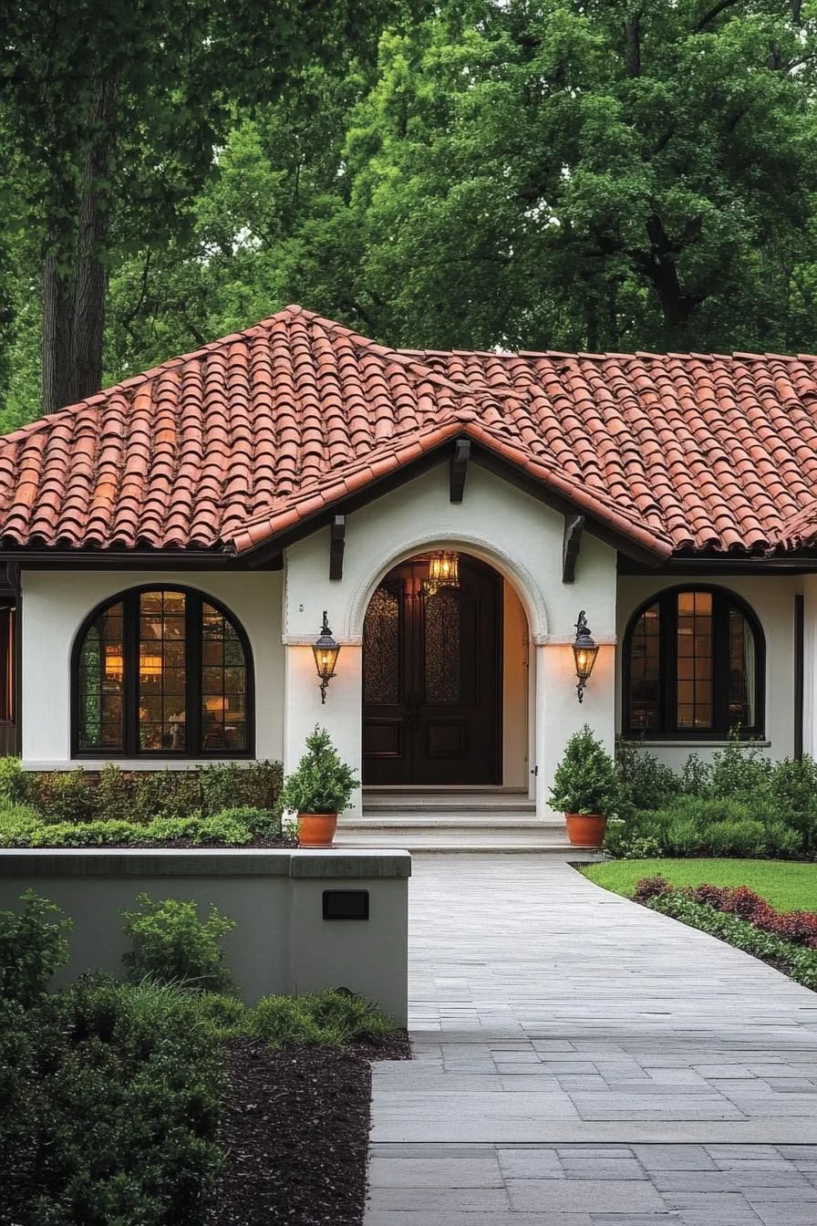 A Peaceful Terracotta Modern Bungalow