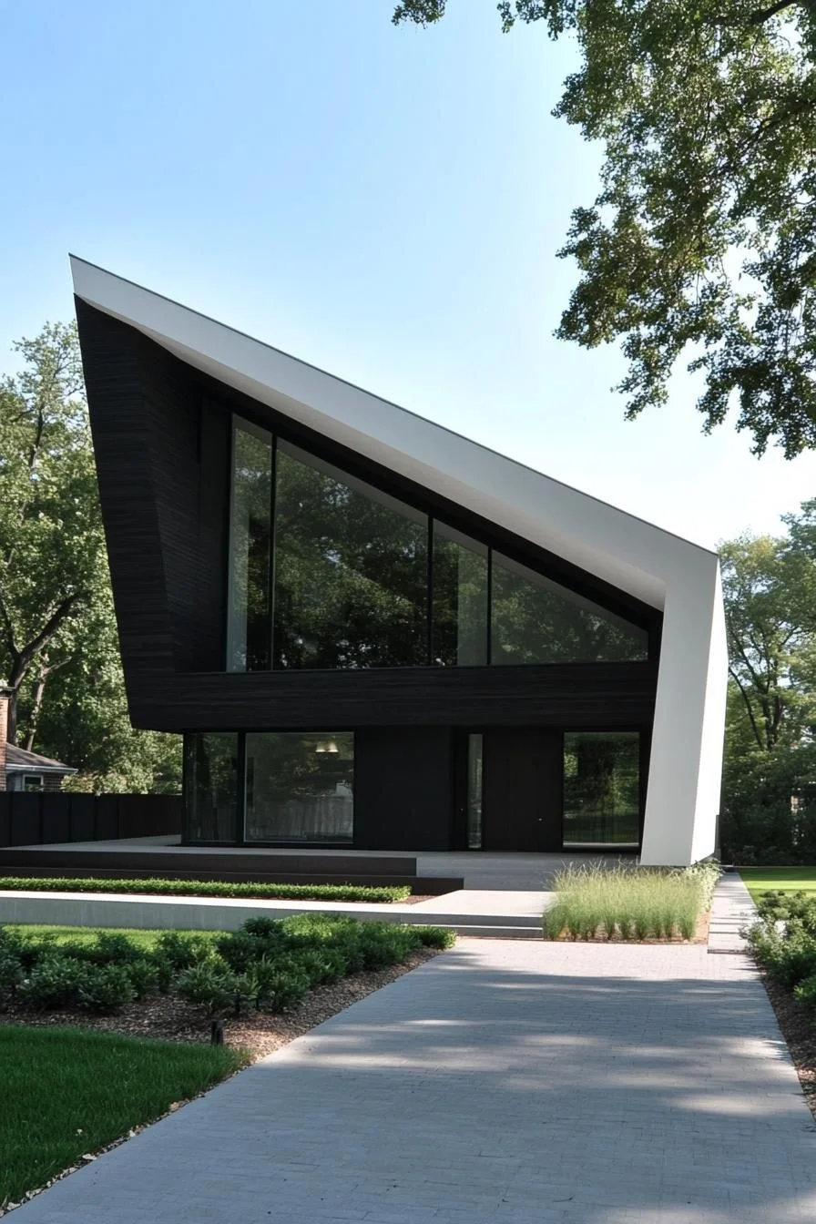 A Skillion Roof Home With a Twist