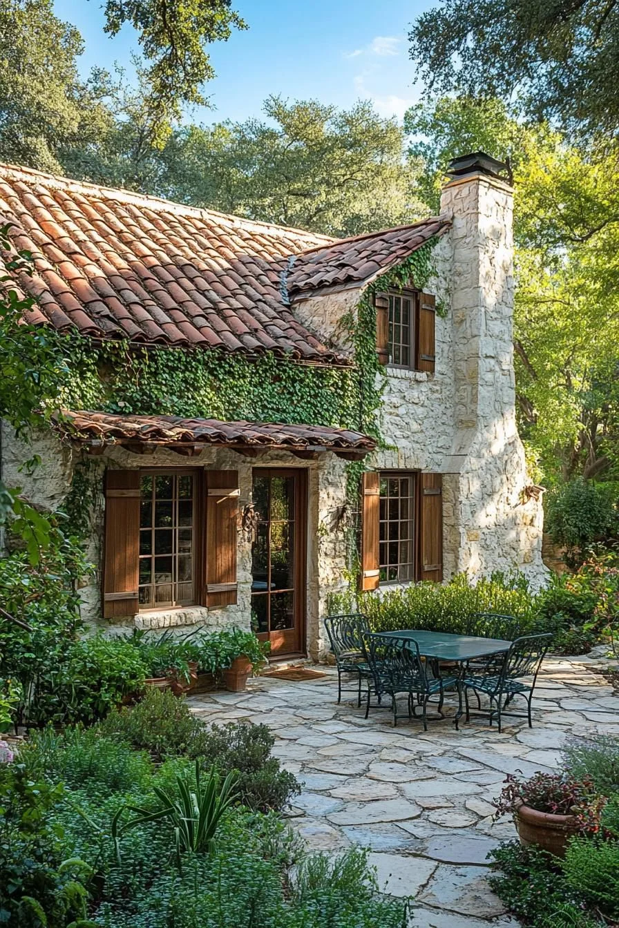 An Ivy-Cloaked Sanctuary in Stone