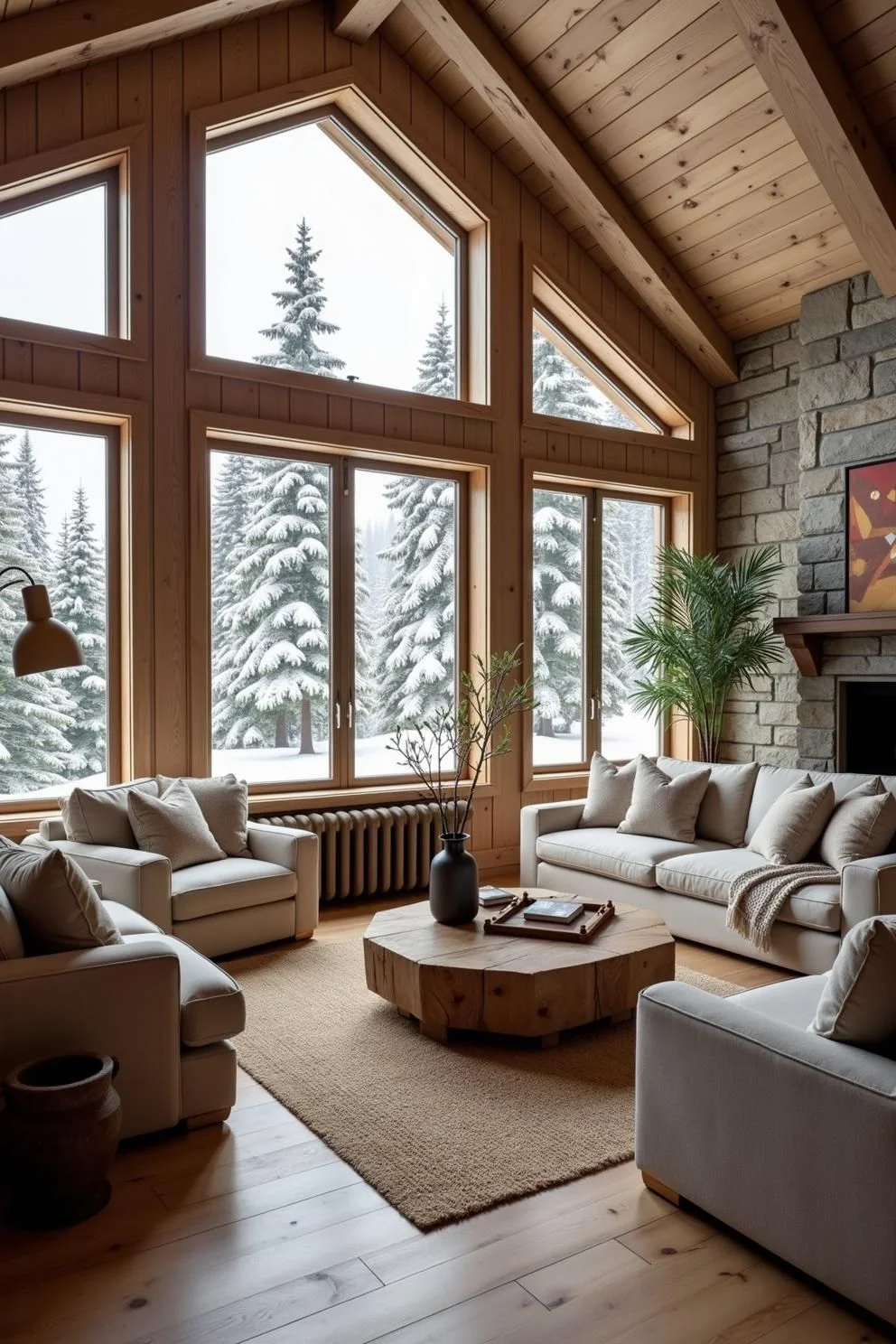 A Sunlit Chalet Built for Snuggling