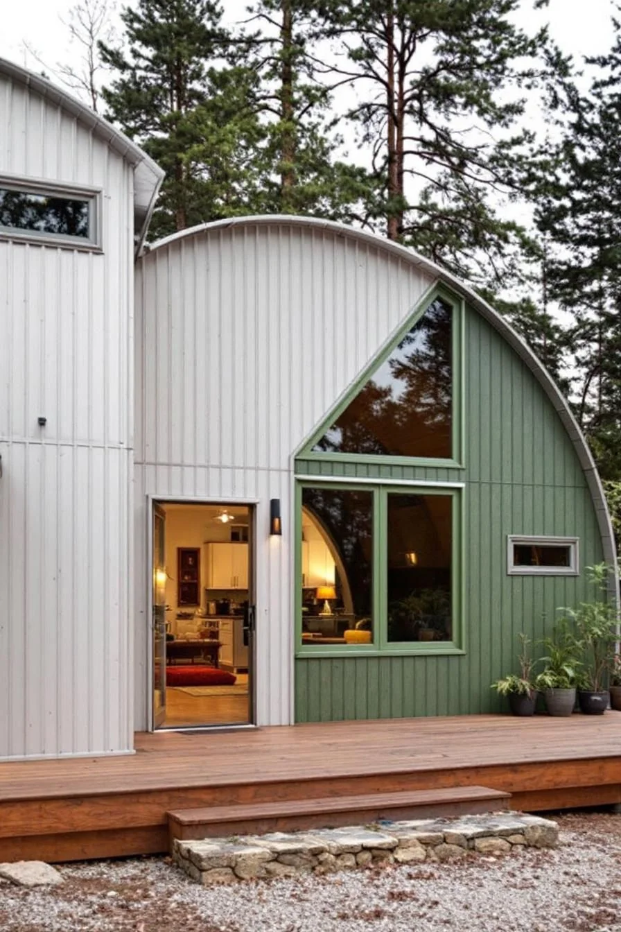 A Quaint Quonset Nook Set in Nature