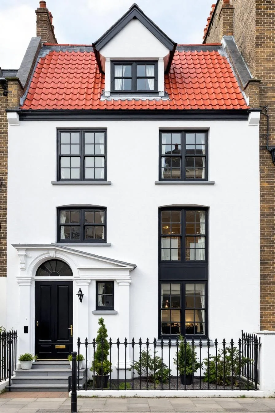 A Facade Full Of Townhome Charm