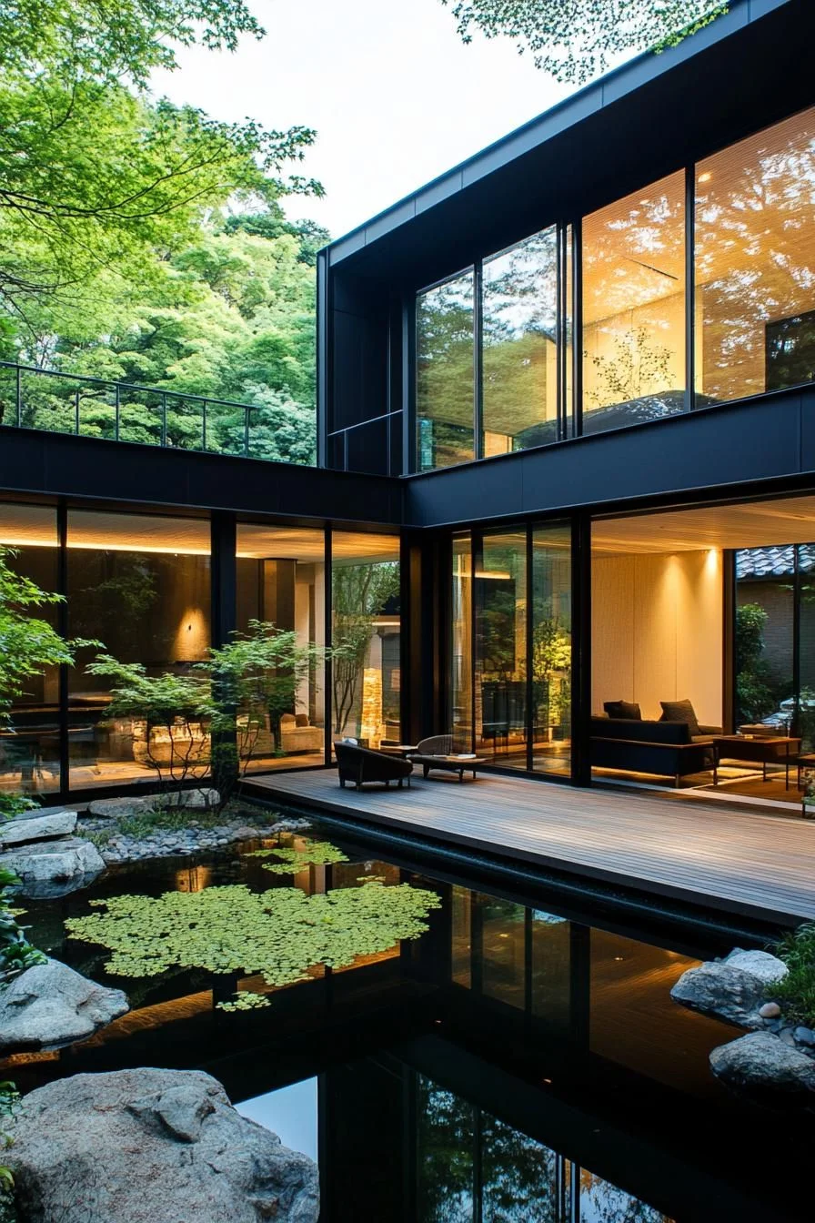 Modern Oasis with a Splash of Zen