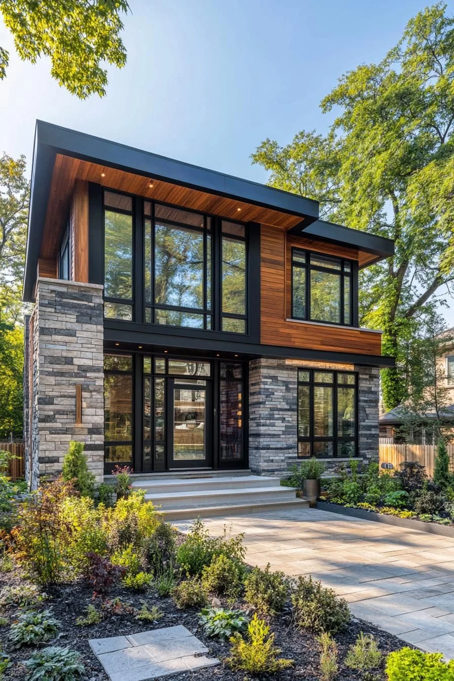 A Stone And Glass Hideaway In Nature