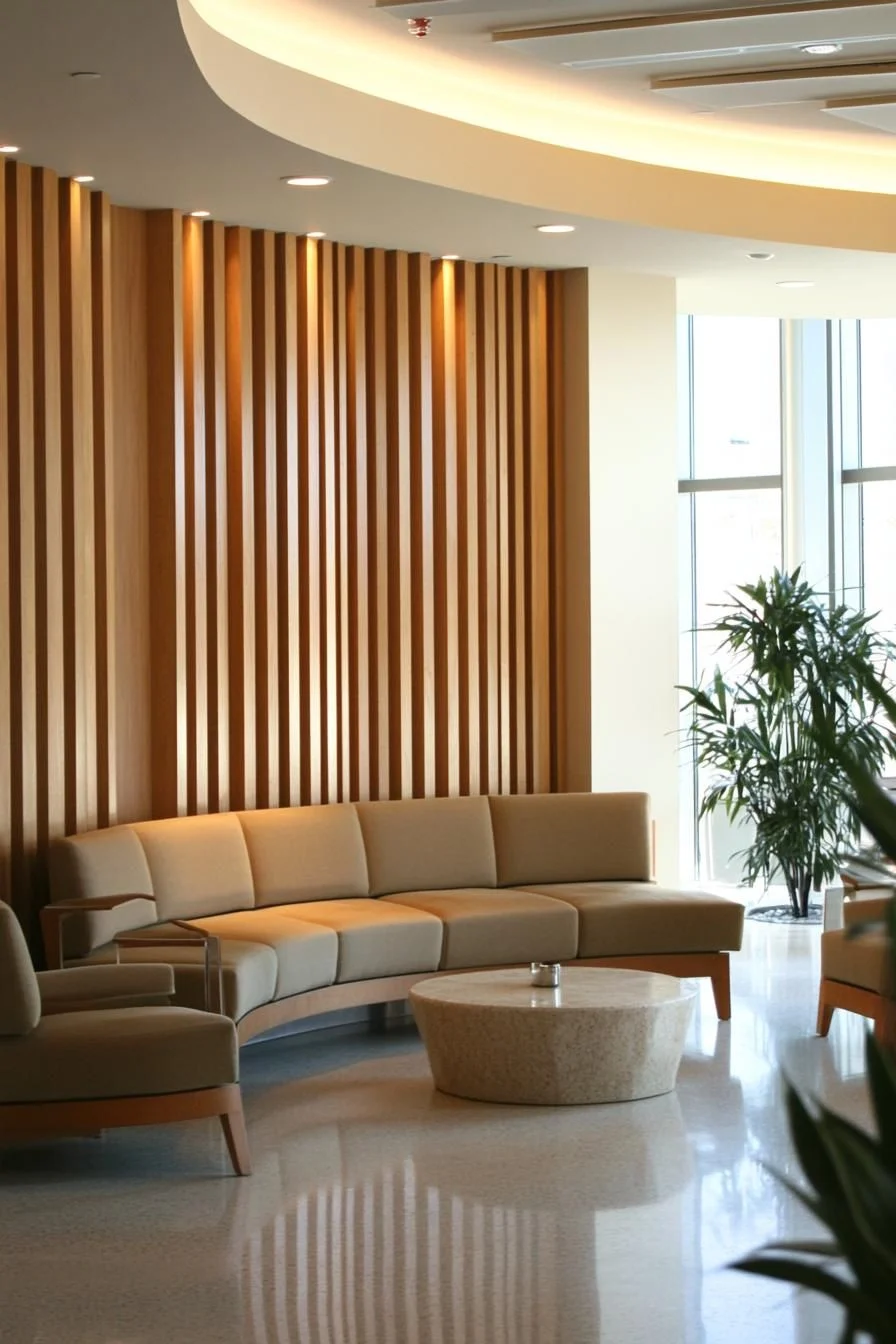 A Sunlit Retreat With Curved Comfort