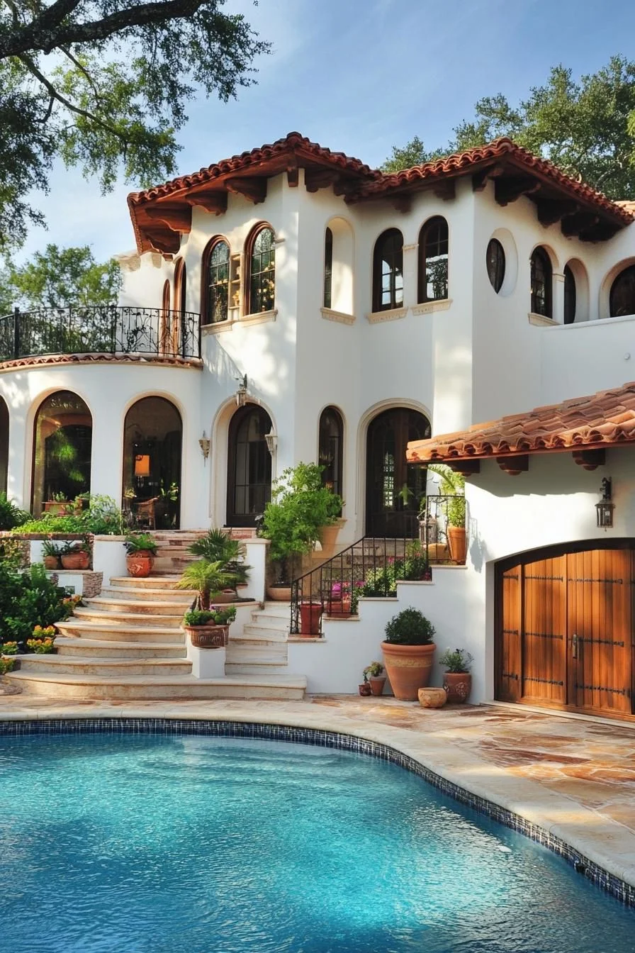 A Staircase Fit for Spanish Style