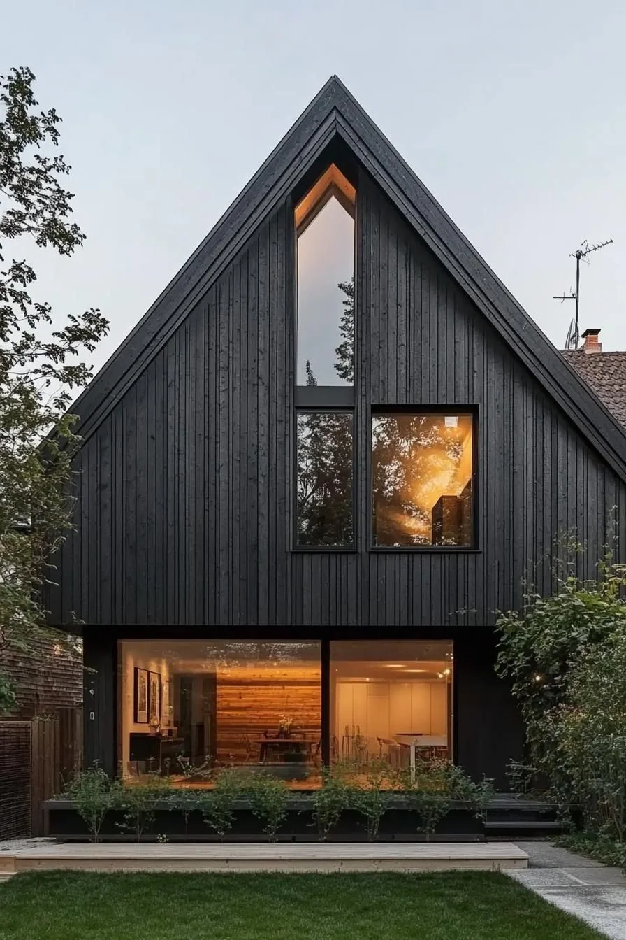 A-Frame Barn Nestled in Dusky Woods