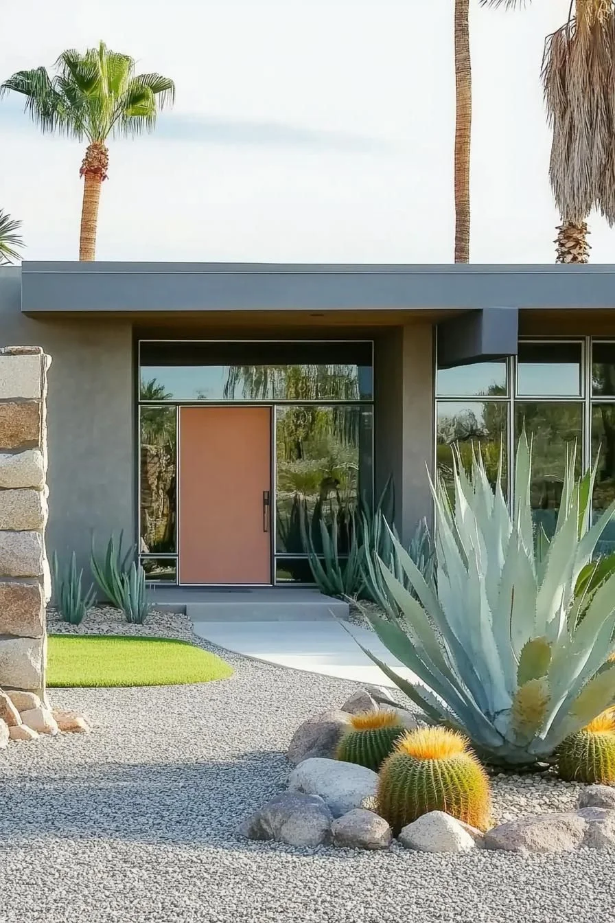 Cacti and Concrete Define This Desert Home