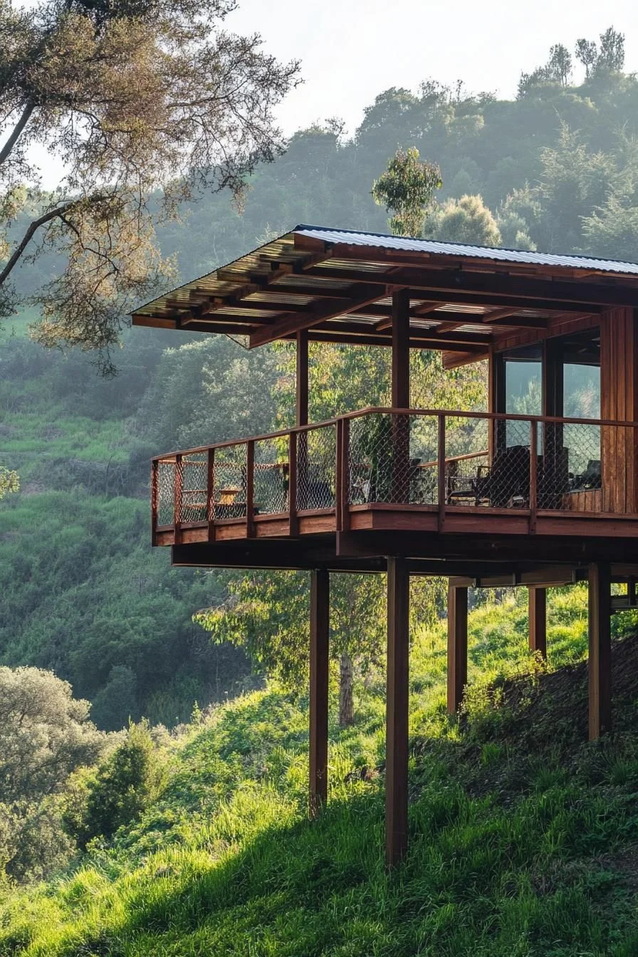 A Rustic Roamer Set Among Hillside Arbors
