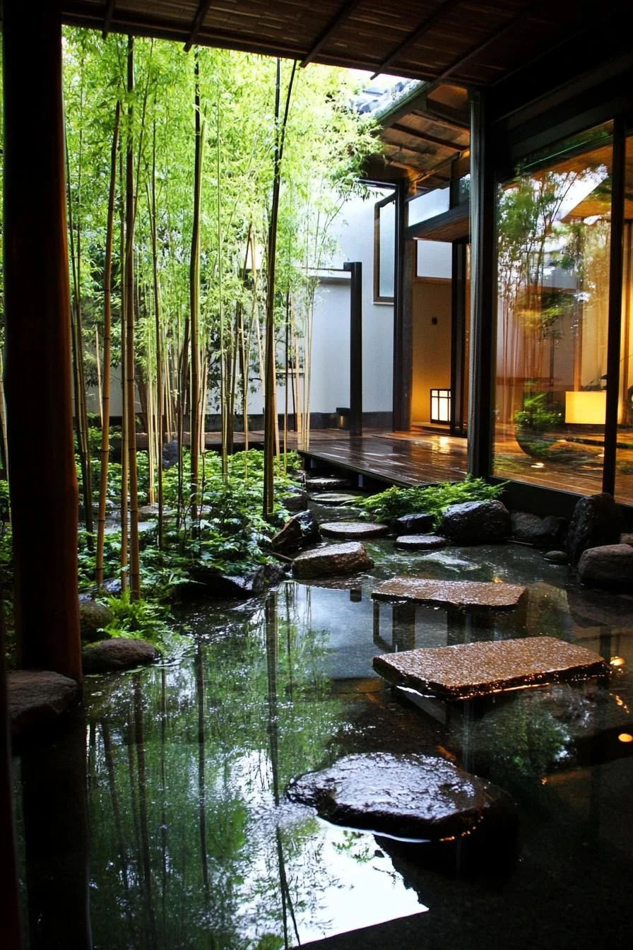 Quiet Steps Through a Bamboo Grove