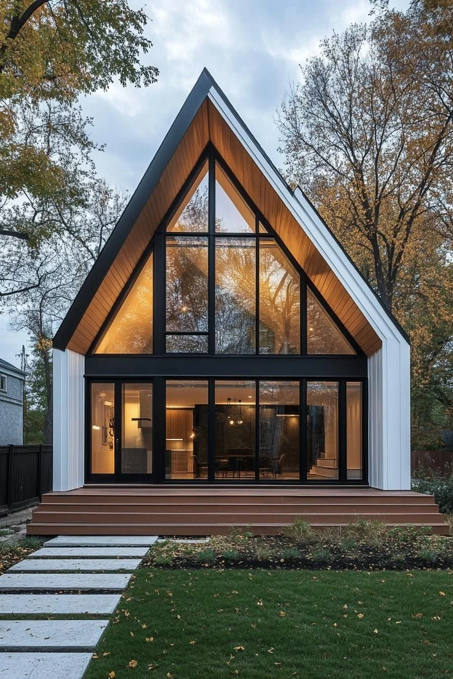 A Bold Modern A-Frame Bungalow