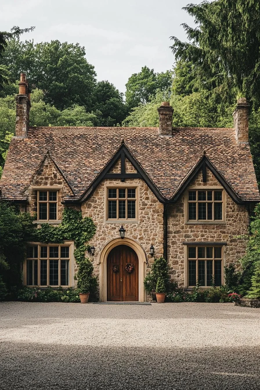 A Stone Cottage Wrapped in Ivy